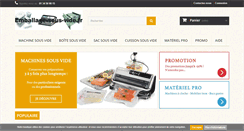 Desktop Screenshot of emballage-sous-vide.fr